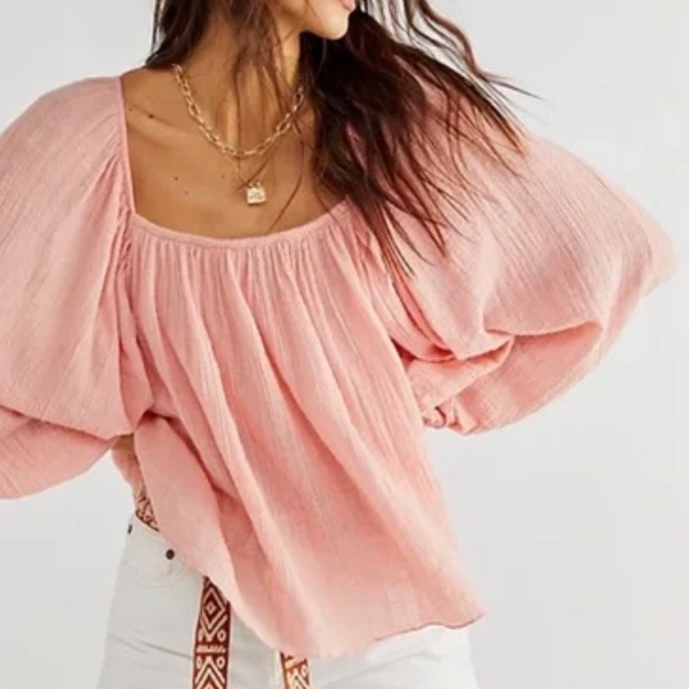 NWOT Free People FP One Sarah Blouse